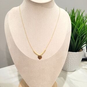 10k Gold Heart Pendant Necklace